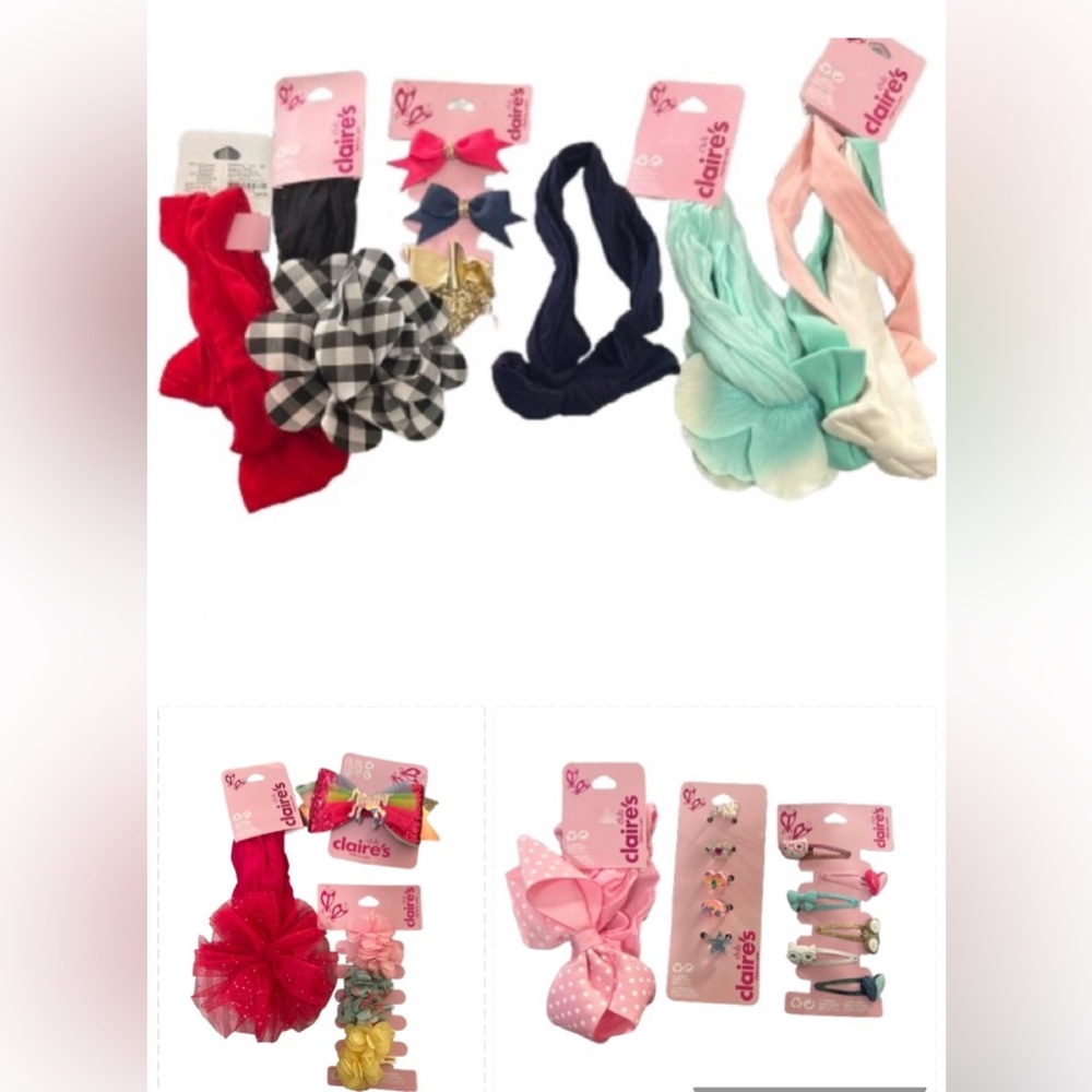#644 Claire’s hair accessories 12 pieces